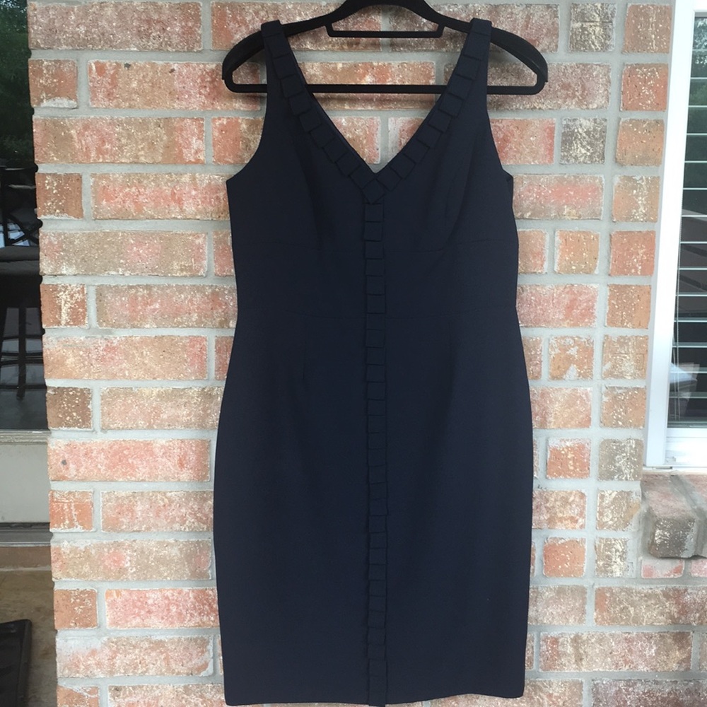 Carmen Marc Valdo Navy blue A-line dress